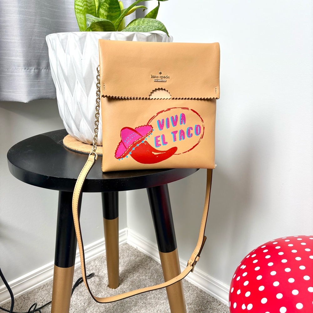 Kate Spade Haute Stuff Take Out Viva El Taco Crossbody
